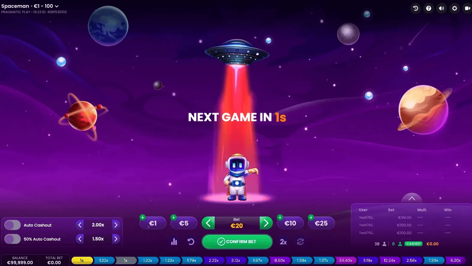 demo slot Spaceman